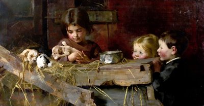 Tesoros de la infancia, 1886 de Marianne Stokes